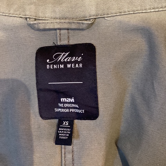 Mavi Khaki Denim Utility Jacket - XS - Picture 2 of 3